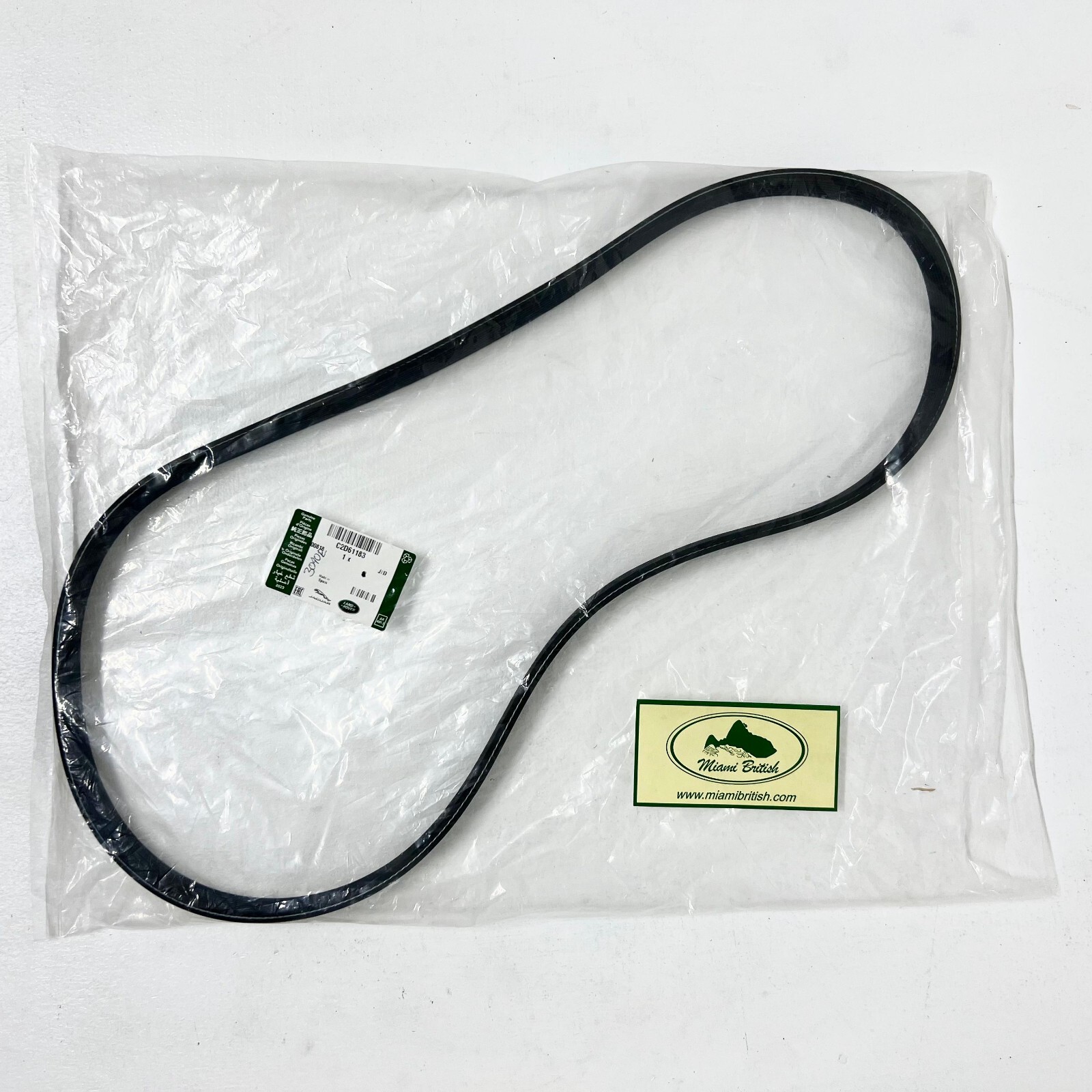 C2D61183 GENUINE JAGUAR DRIVE BELT FOR XK, XF, XJ, F-TYPE, XE, F-PACE, NEW XF C2D61183 GENUINE JAGUAR DRIVE BELT FOR XK, XF, XJ, F-TYPE, XE, F-PACE, NEW XF