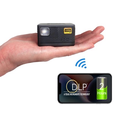 Aaxa Technologies KP-750-03 P7 Plus Smart Mini Led Dlp Projproj 1080p 2.5hr Batt