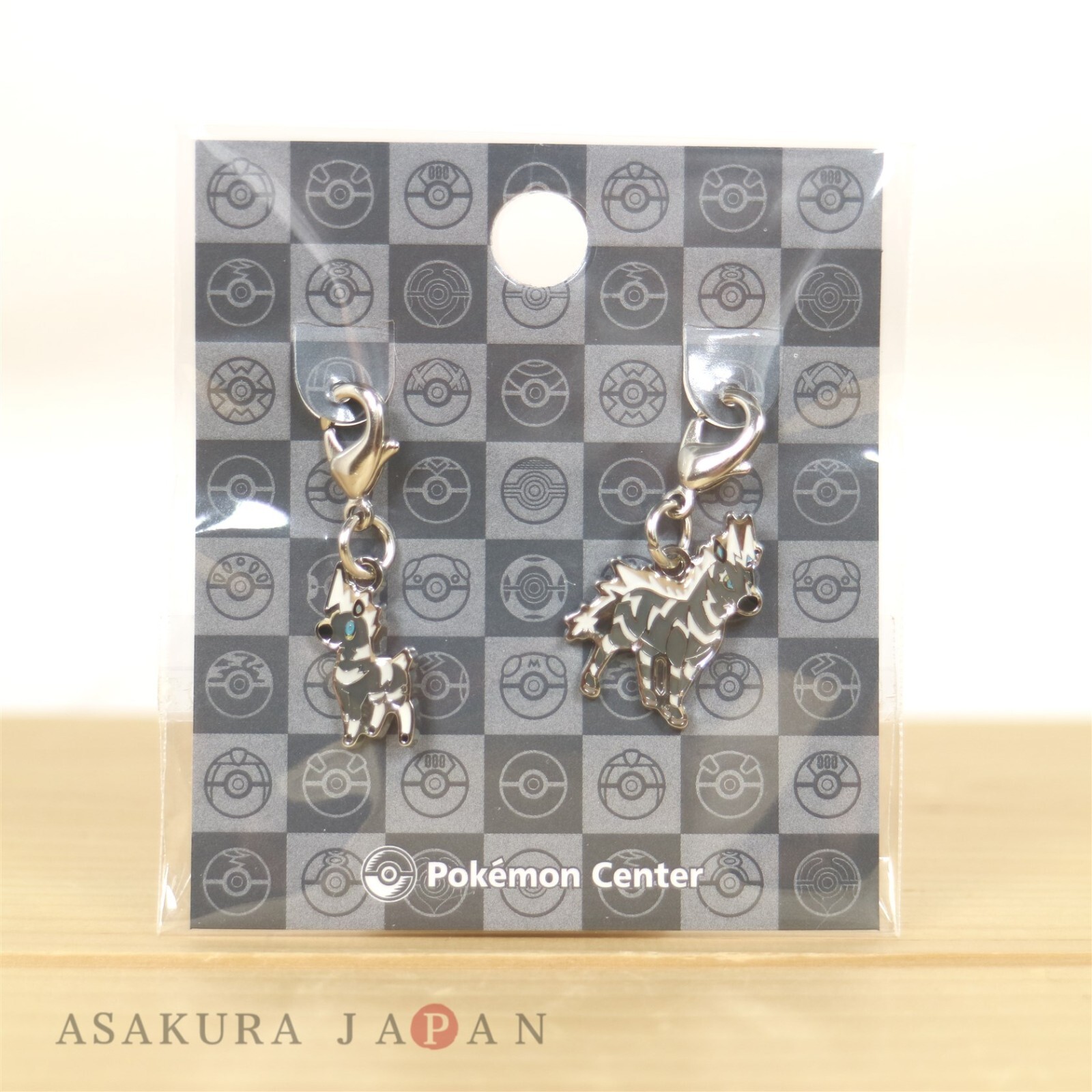 Pokemon Center Metal Charm # 522 523 Blitzle Zebstrika Key