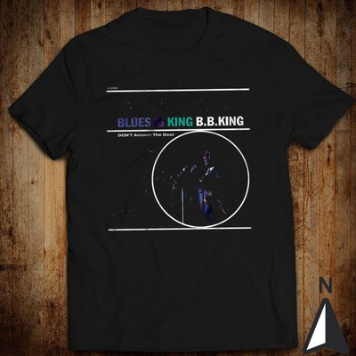 Retro Blues Music T-Shirt B.B. King Guitarist Blues Is King Night Life Buzz Me