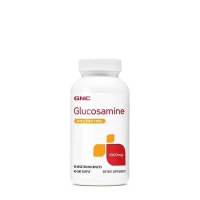 GNC Glucosamine 1000mg 90 Vegetarian Caplets(EXP:06/2027)