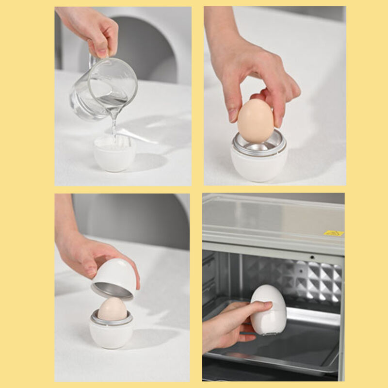 Microwave Egg Boiler Microwavable Egg Poacher Cooking Kitchen Tools