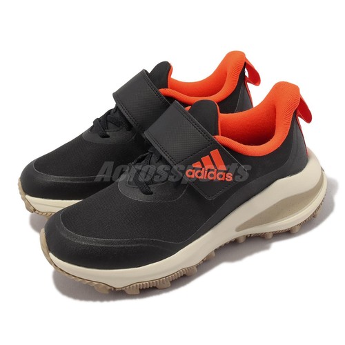 

adidas Fortarun ATR LO EL K Black Impact Orange Kids Preschool Running GZ1816, Черный, Fortarun Atr Lo El K