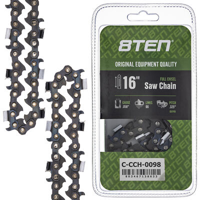 Chainsaw Chain 16 Inch .058 .325 66DL for Homelite 650 21LPX066G 501840766