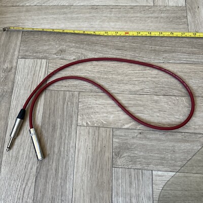 Neutrik Guitar Extension Cable. 6.35mm 1/4'' Mono Jack Plug to Socket Lead. NP2X