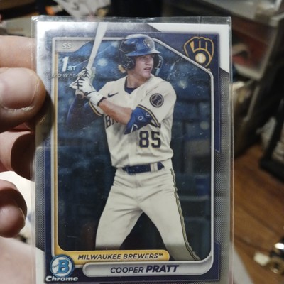 COOPER PRATT 2024 Bowman Chrome 1st Bowman #BCP-137 Milwaukee Brewers