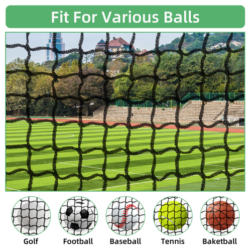 Golf Practice Barrier Net Ball Sports High Impact Hitting Netting 10x10/15/20ft