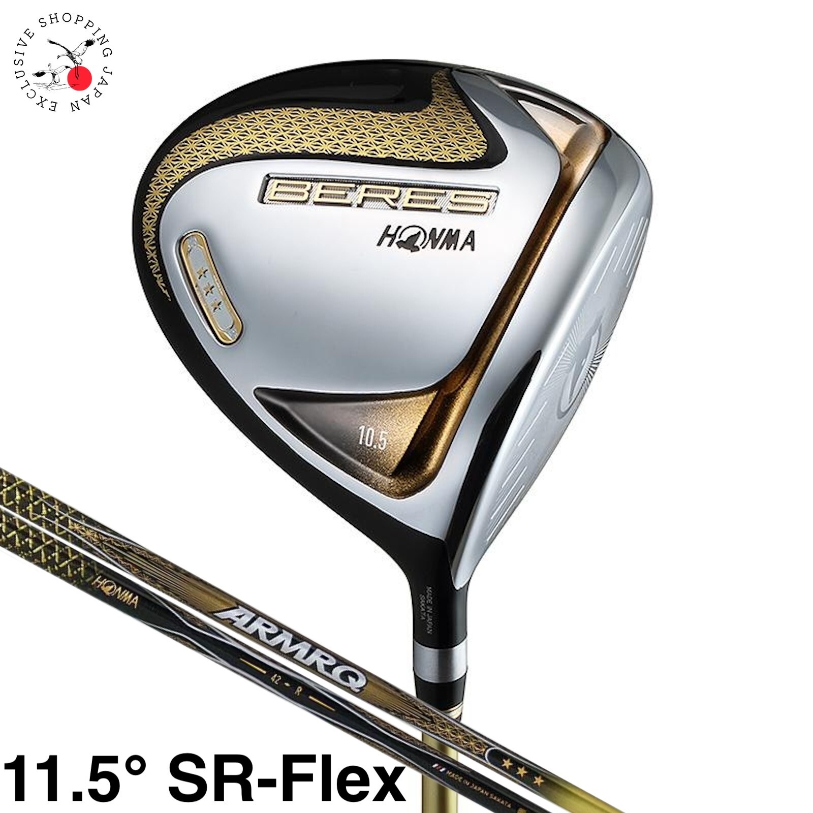 BERES（2019）11.5° 3S ARMRQ 42 SR HONMA Golf Men Beres 07 2019 Driver 11.5° 3S 3Star ARMRQ 42