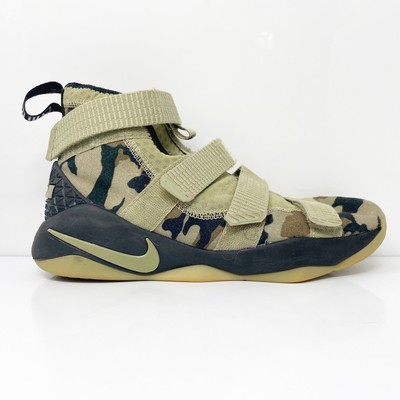 

Nike Boys Lebron Soldier XI 918369-200 Зеленые баскетбольные кроссовки Кроссовки Размер 7Y, Зеленый, Lebron Soldier XI
