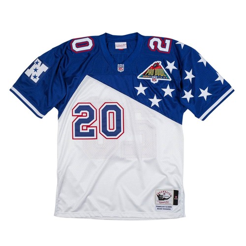 

АУТЕНТИЧНАЯ ФУТБОЛКА MITCHELL - NESS NFL NFC 94 BARRY SANDERS, White/royal