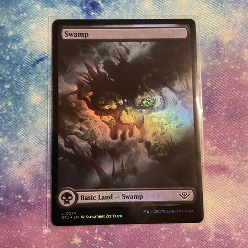 MTG foil 英語版 沼 Swamp Avon 0003 SLP ③ Swamp · Secret Lair Showdown (SLP) #33 · Scryfall Magic The