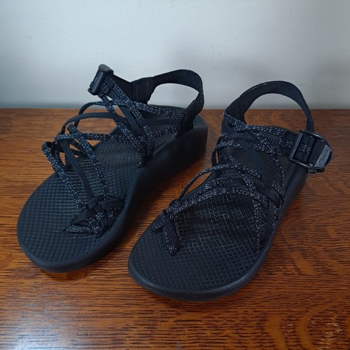 工房手直済Nashuville 70's 最上位モデル CHACO Women's Size 7 Sport Sandals ZX/3 Classic Black