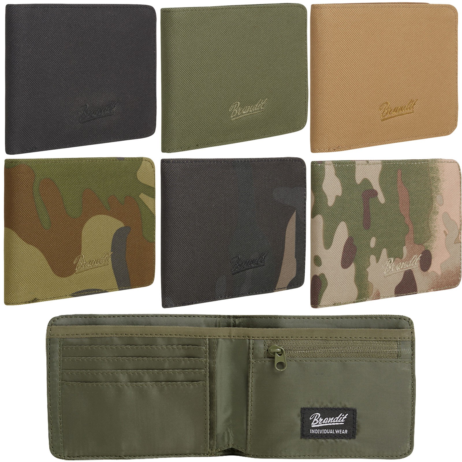 Brandit Geldbörse Wallet Four versch. Farben