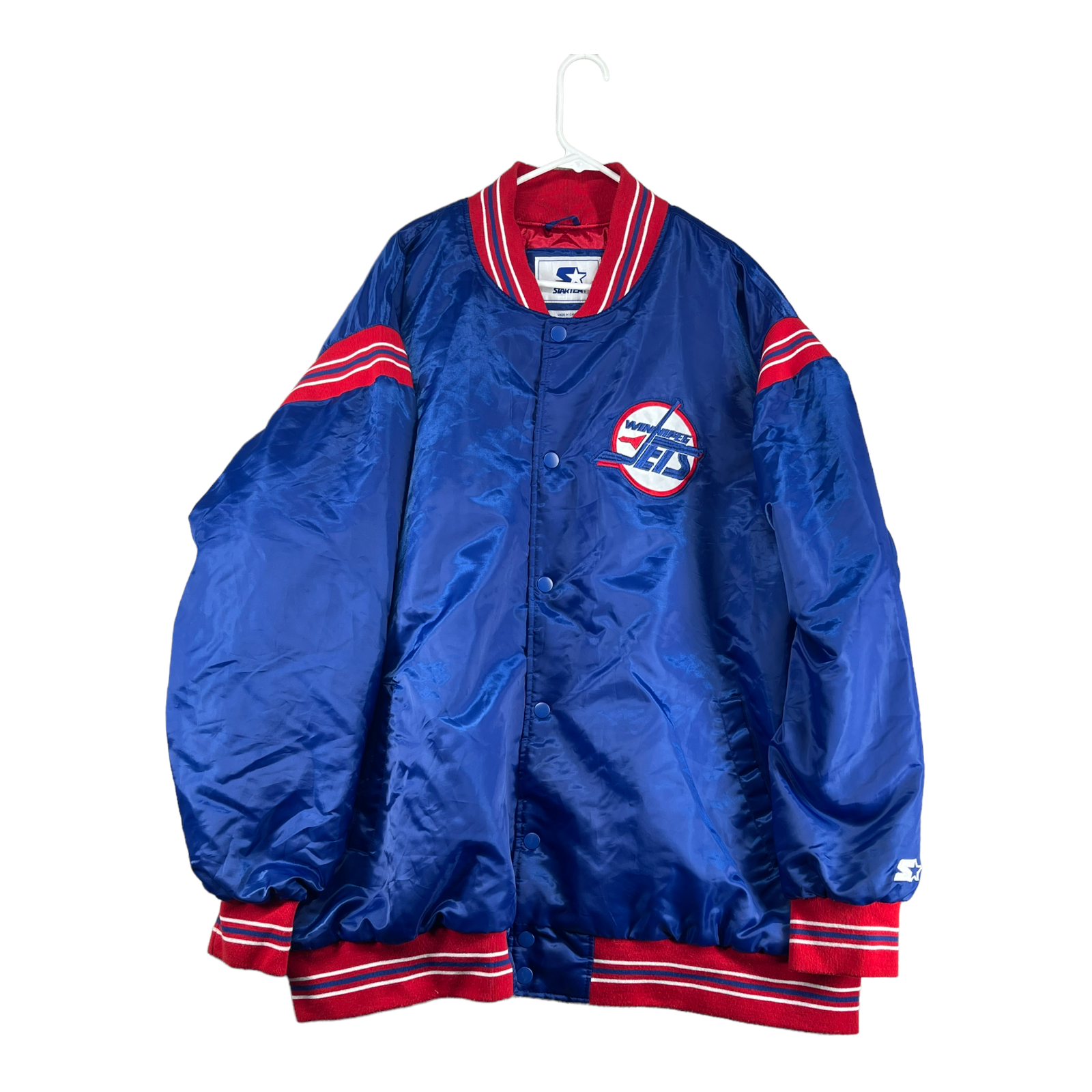 Winnipeg Jets Jacket Men's Blue 5XL Hockey NHL Starter Vintage | eBay