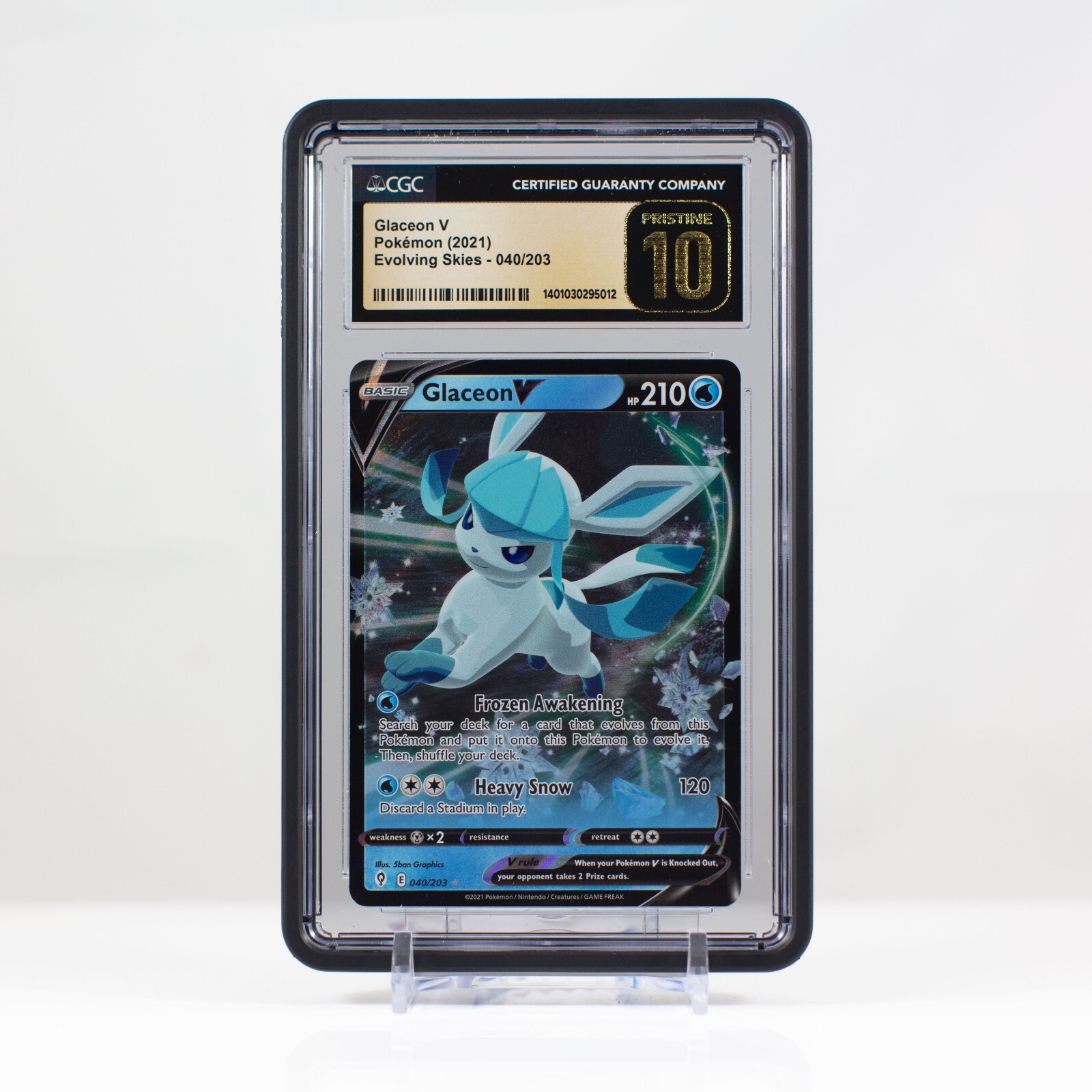 ポケモンカードゲーム Glaceon V PSA10 Amazon.com: Glaceon V - 040/203 - Ultra Rare - Sword