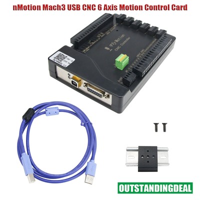 nMotion Mach3 USB CNC 6 Axis Motion Control Card Interface Board os67