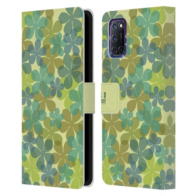 HEAD CASE DESIGNS TRANSLUCENCIES - SAL ED LEATHER BOOK CASE FOR OPPO PHONES