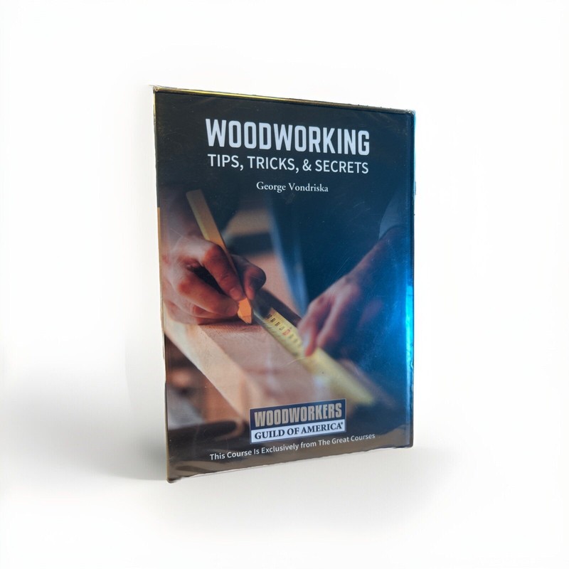 Woodworking Tips, Tricks, and Secrets by George Vondriska 4-DVDs NEW