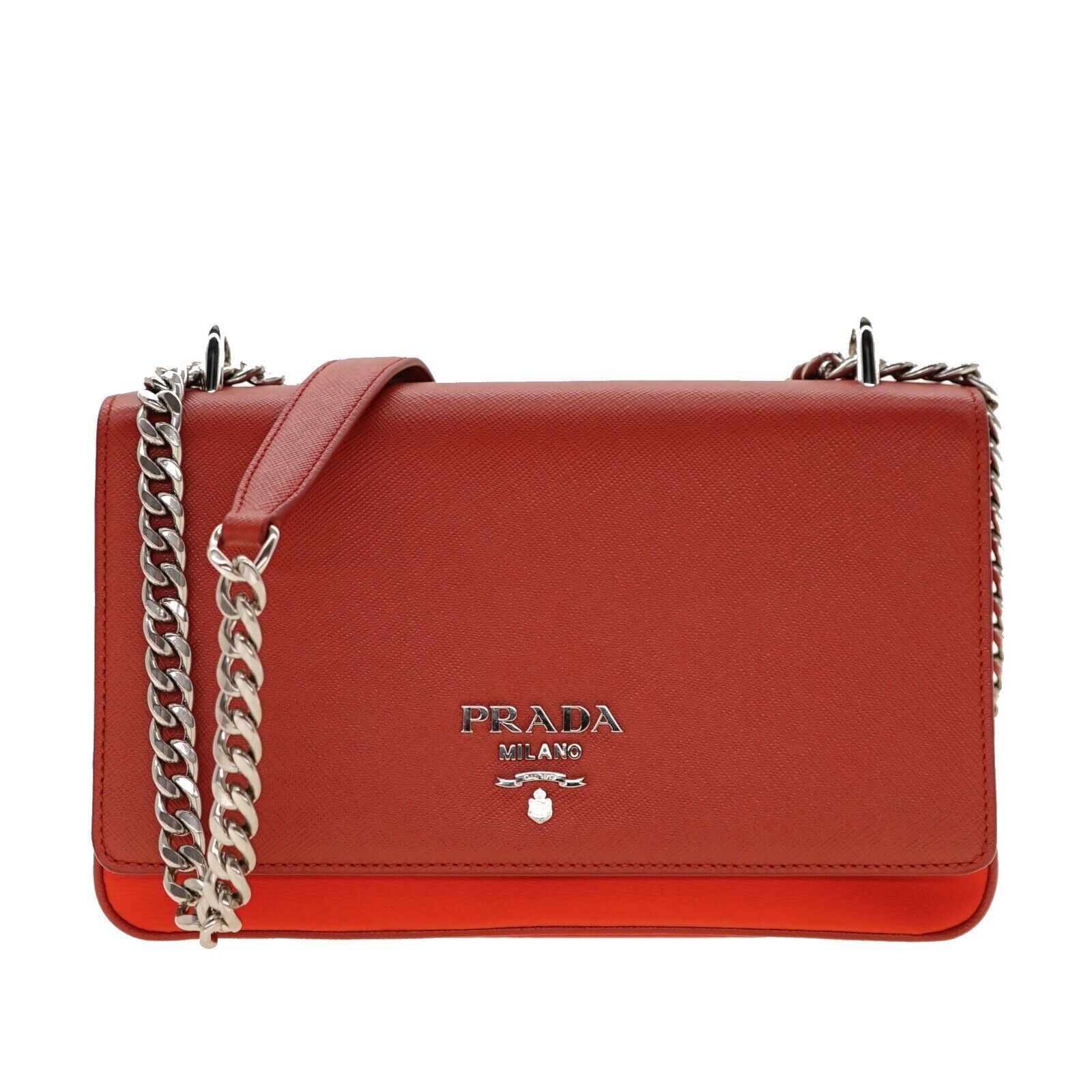 Prada Chain Crossbody Shoulder Bag Saffiano Leather And Prada Chain Crossbody Shoulder Bag Saffiano Leather And
