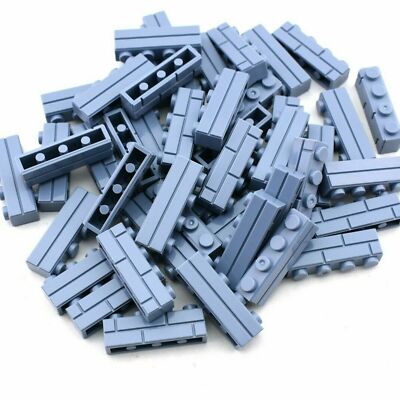 TCM BRICKS Sand Blue 1X4 Brick Masonry Profile X50 Compatible Parts & Pieces 