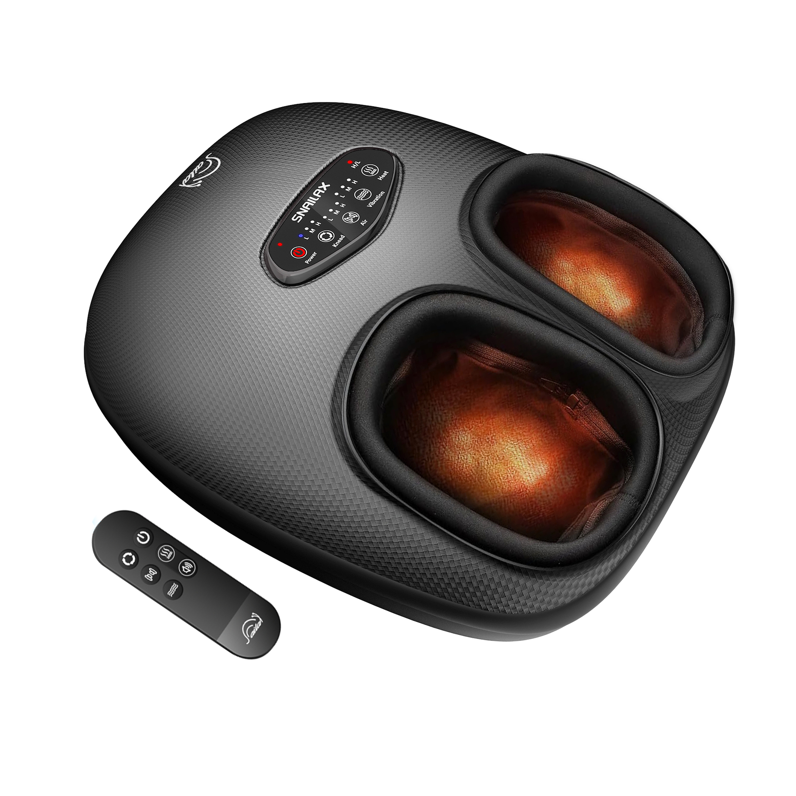 Shiatsu Foot Massager with Heat, Deep Kneading, Air Compression, Remote Control