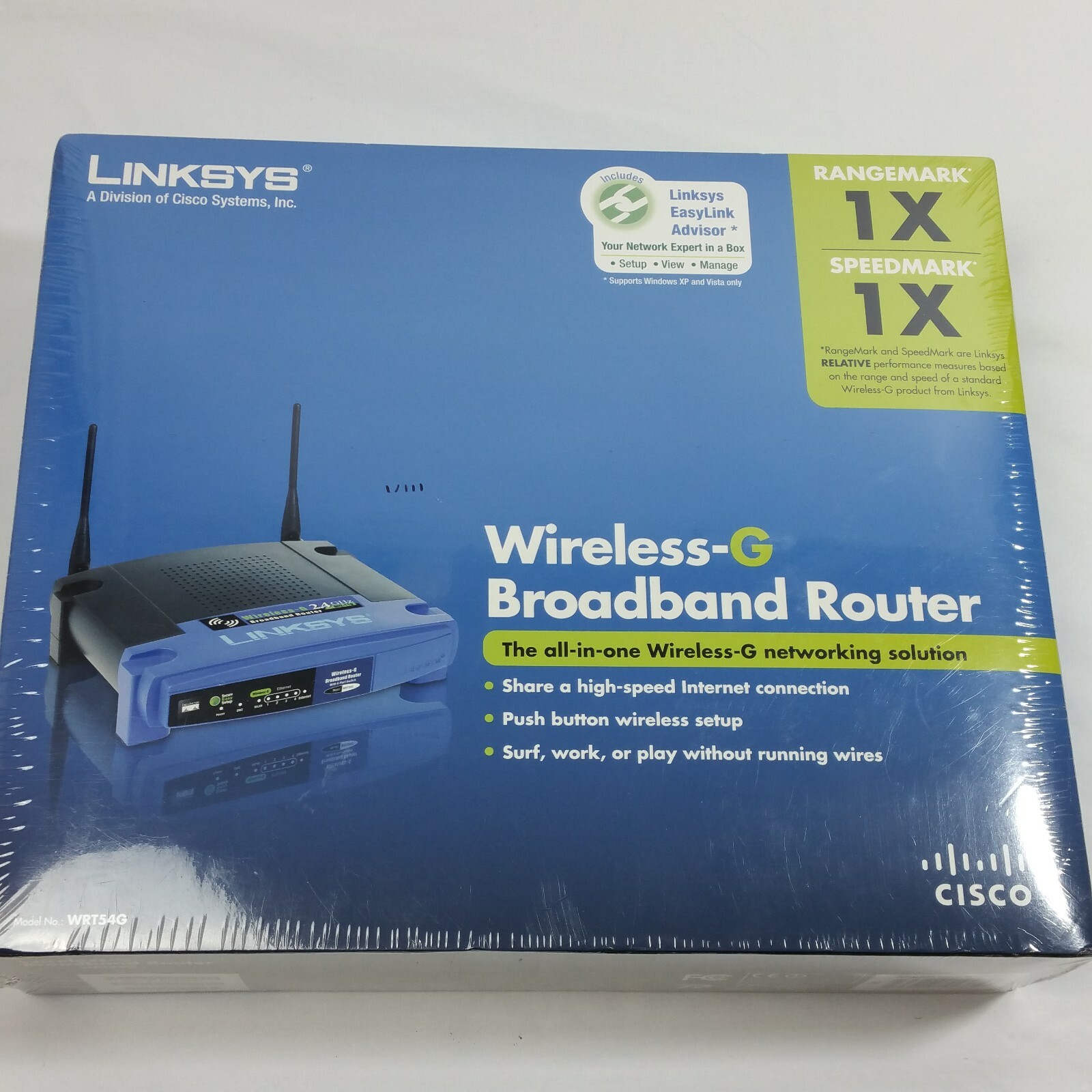 Linksys  Router Wireless Broadband All In One Networking  2.4 GHz Easy Set Up