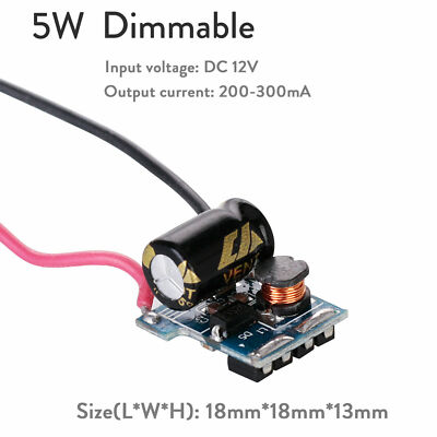 10X Led Driver 12v Dimmable Power Supply  For Chip Lights 110V 220V  3W 4W 5W 7W
