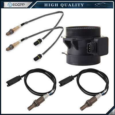 4X Oxygen o2 02 Sensor and Mass Airflow Sensor for BMW 323Ci 323i 325i 328i 2.5L