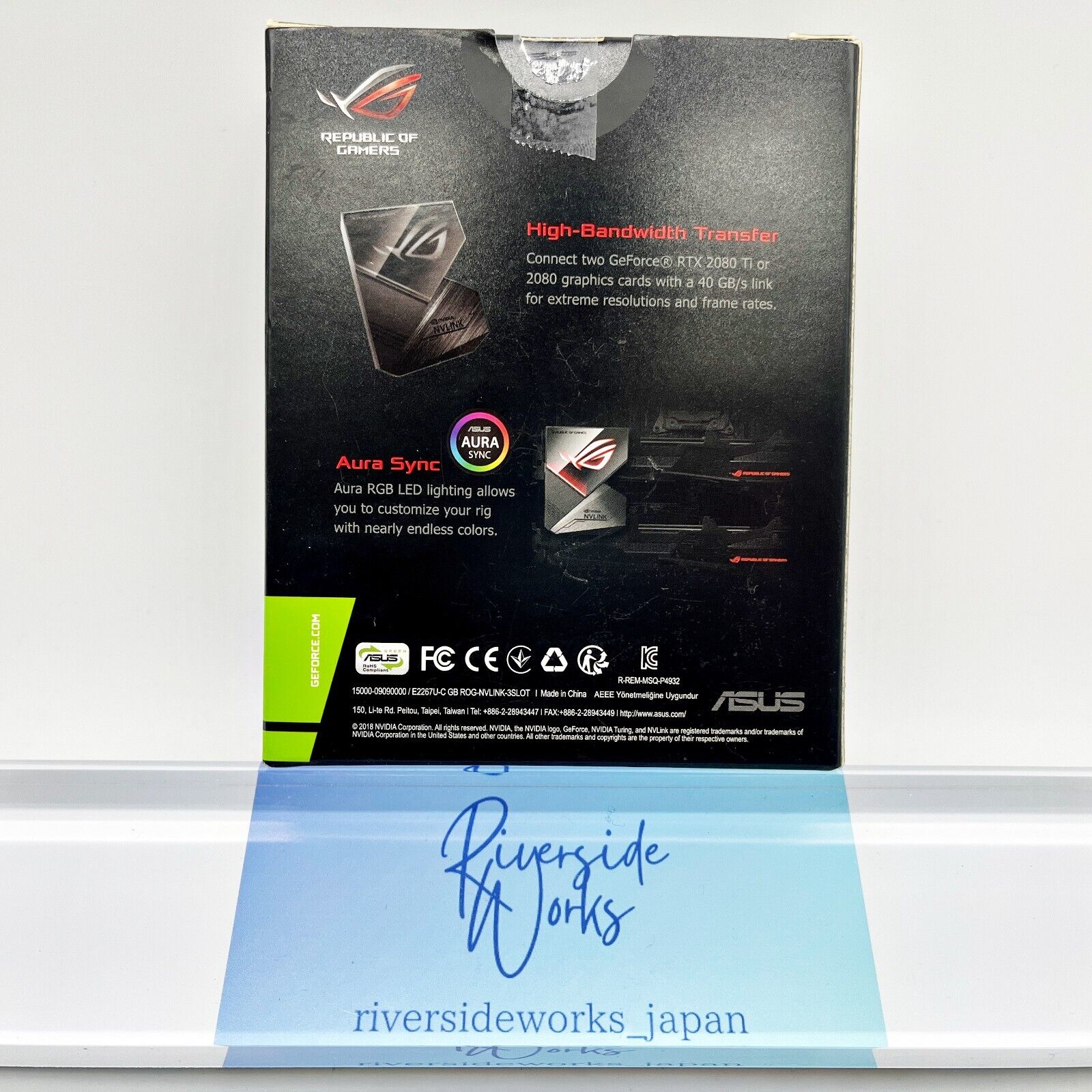 ASUS ROG NVLINK Bridge 4 slot RTX 20 Series SLI Used | eBay ASUS ROG NVLINK Bridge 4 slot RTX 20 Series SLI Used | eBay