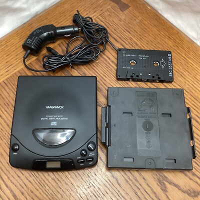 VTG 1994 Magnavox Personal Portable CD Player Dynamic Bass Boost AZ6841 Works