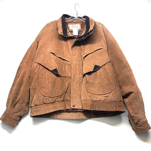 Ash Creek Trading Vintage 100% Leather Jacket Size Large