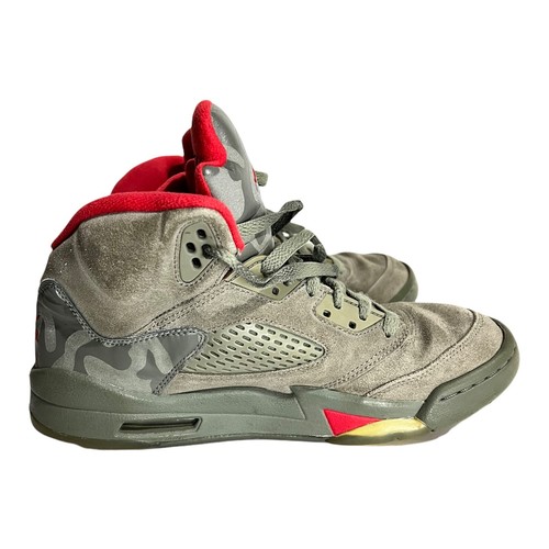 jordan retro 5 dark stucco university red