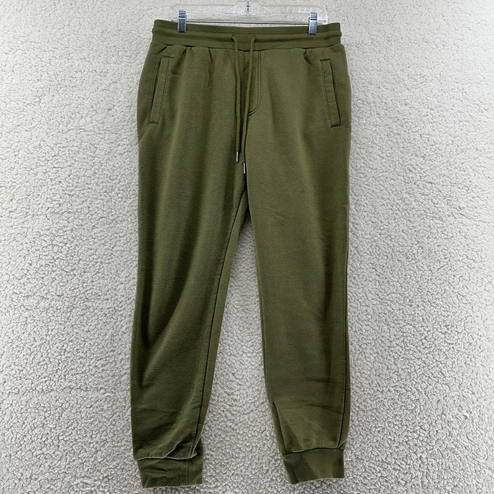 ◎JEEP◎ AUTHENTIC Jogger Pants LGREEN JN5TSF985LG Forever 21 Men L Olive Green Jogger Sweatpants Drawstring