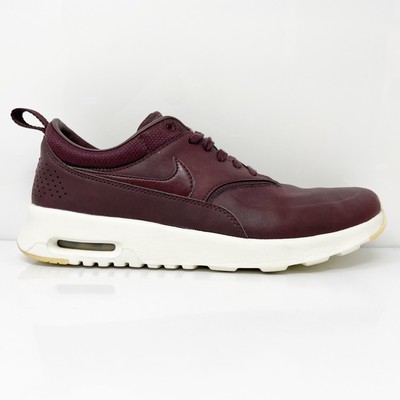 Nike Womens Air Max Thea Premium 616723-200 Red Повседневная обувь Кроссовки Размер 8.5, Красный, Air Max Thea Premium
