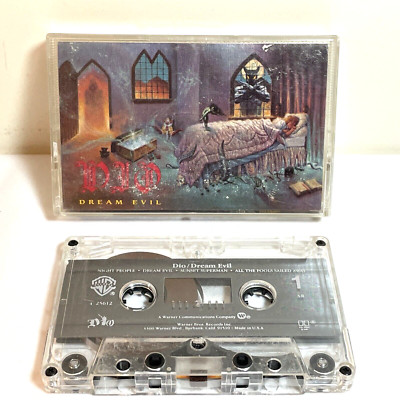 DIO: DREAM EVIL (1987) Cassette - Heavy Metal, Hard Rock *READ*