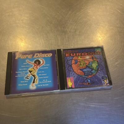 Lot Of 2 CD s (pure Disco,disco Night Vol  3)