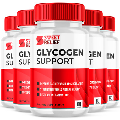 Sweet Relief Glycogen Support - Sweet Relief Blood Vessel Cleaner (5 Pack) 