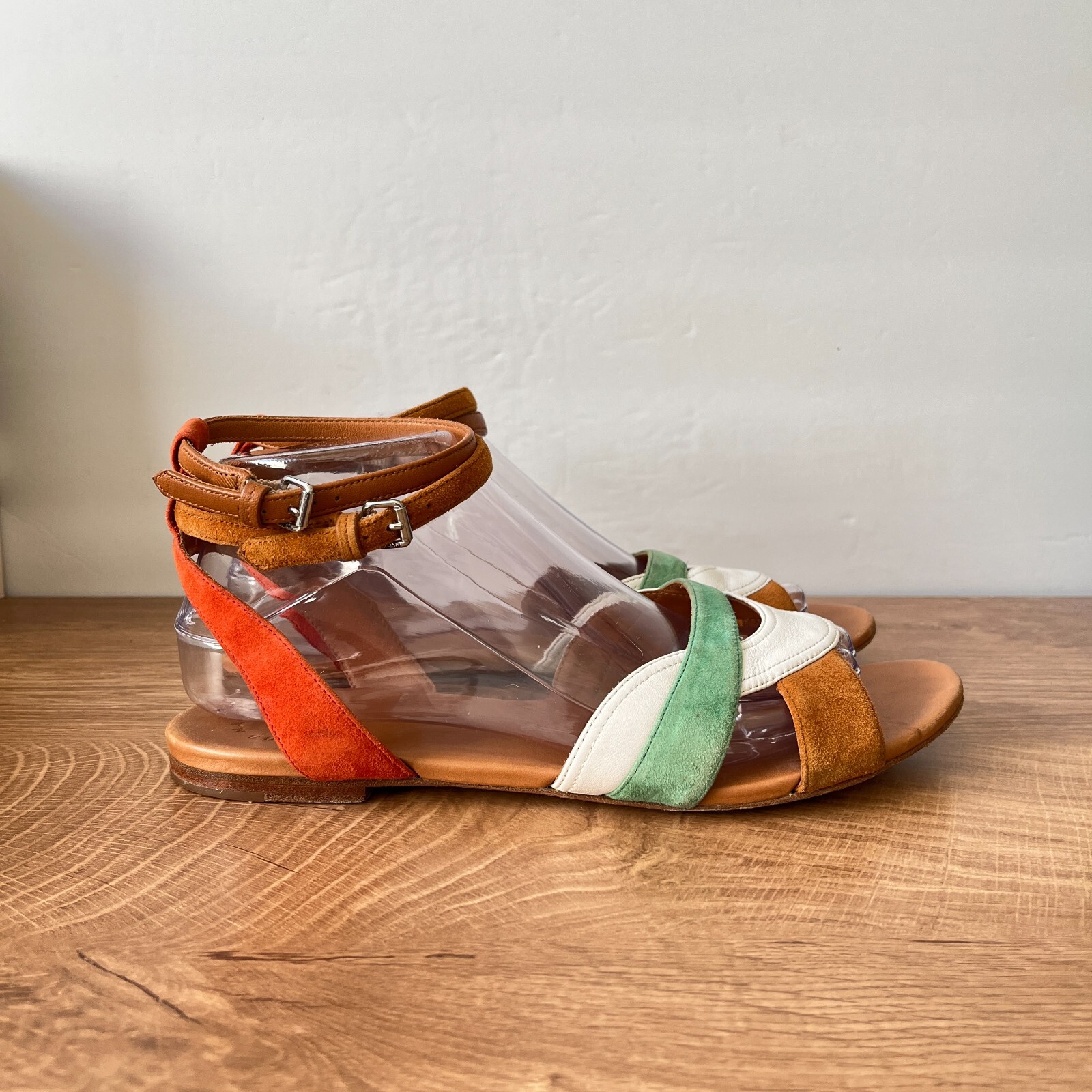 【関税込み】Sandals - Marc Jacobs - Cotton - Multicolor Marc by Marc Jacobs Weave Multicolor Sandal Flat Women's