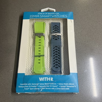 2-Pack of Bands for 22mm Smart watches