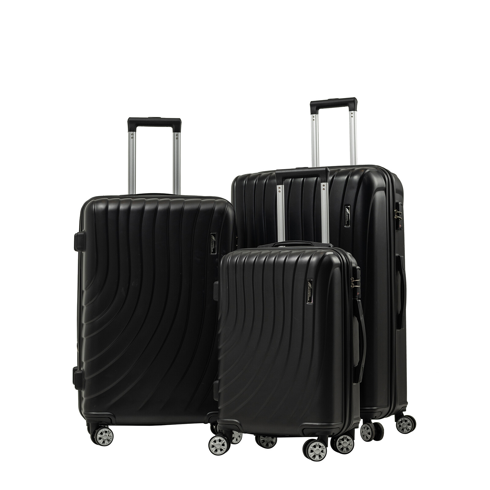 Set With Tsa Lock 8 Spinner Wheel Hardshell Lightweight Suit