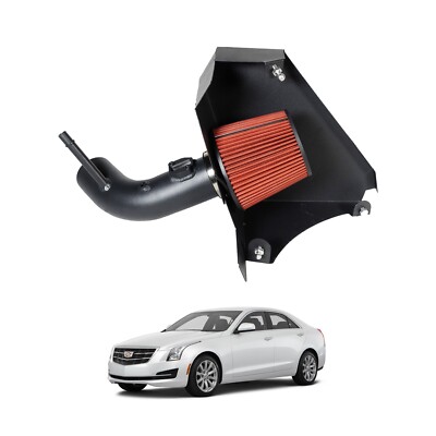 High Performance Air Intake Kit With Heat Shield For 2013-2019 Cadillac ATS 2.0L