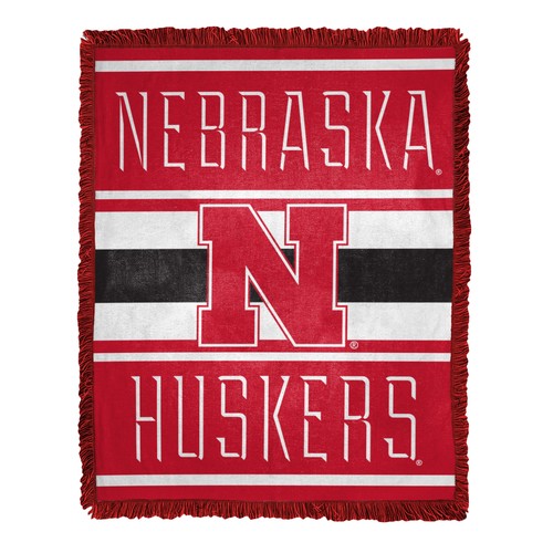 Тканое жаккардовое одеяло Northwest NCAA Nebraska Cornhuskers Nose Tackle