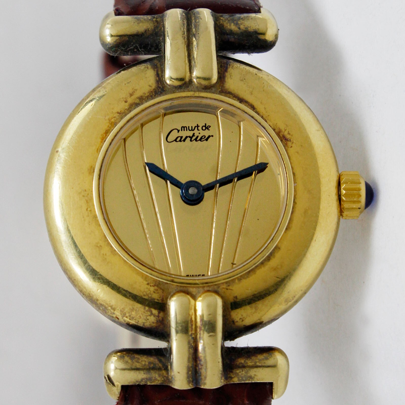 Cartier Must de Colisèe Quartz Ref. 590002 Gold Plated Cartier Must de Colisèe Quartz Ref. 590002 Gold Plated