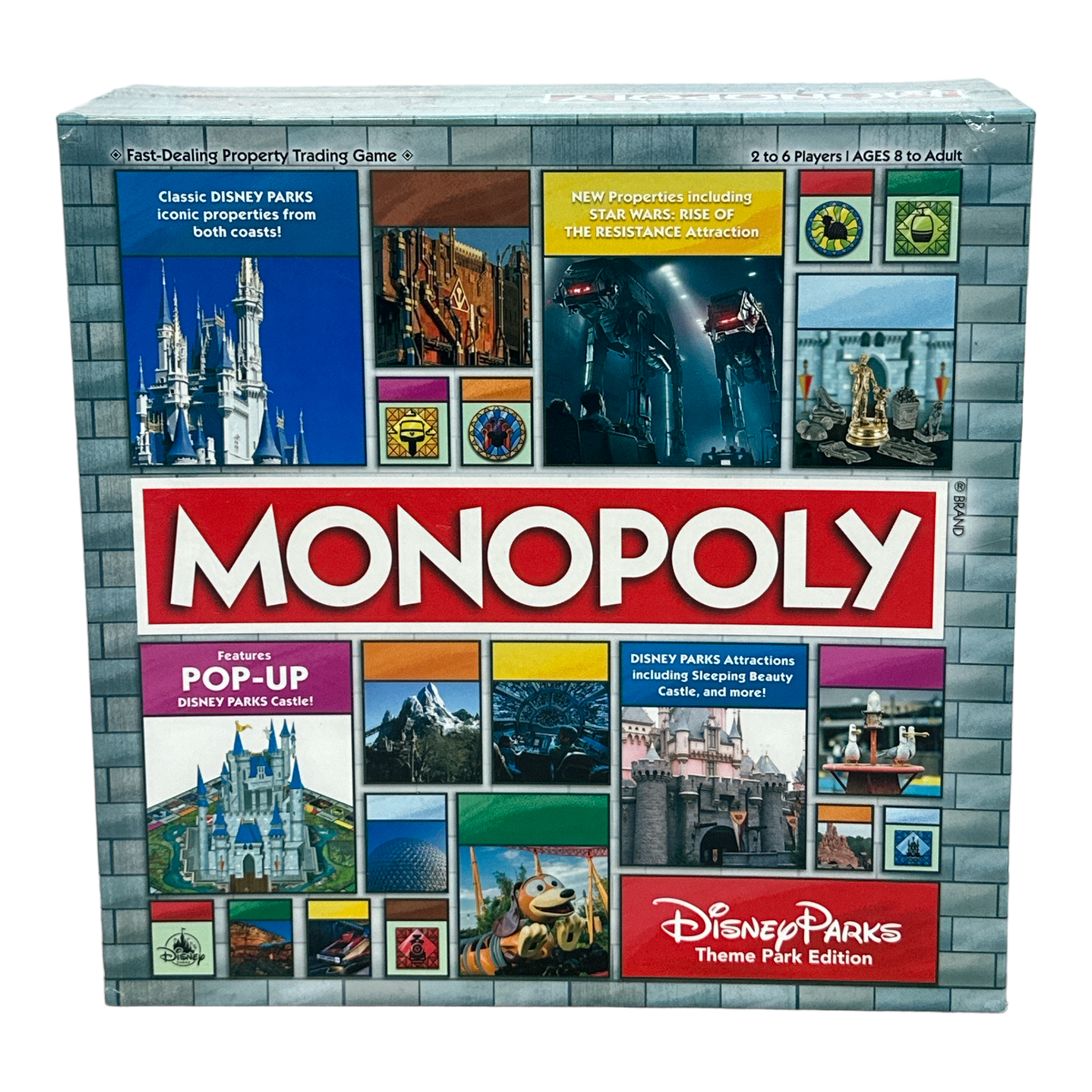 ディズニー Disney モノポリー MONOPOLY DISNEYPARKS Disney Parks Theme Park Edition Monopoly Board Game Pop-Up