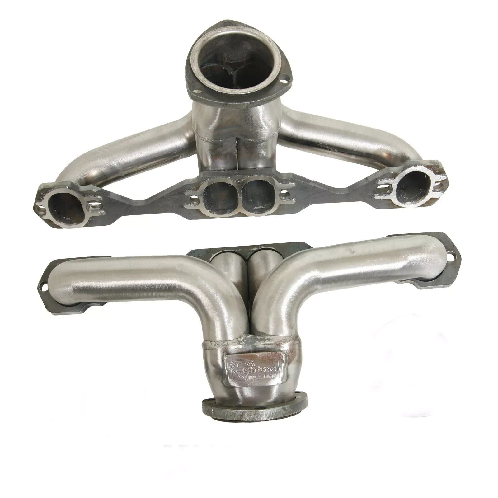 SUREÑOS13 Small Block Chevy Blockhugger Plain Steel Exhaust Headers