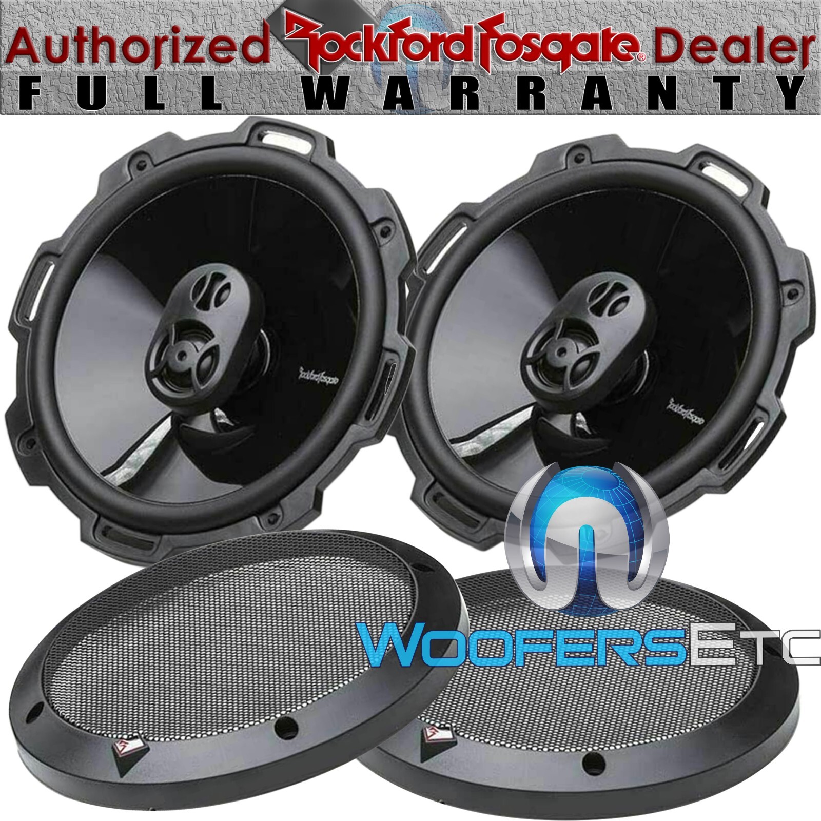 ROCKFORD FOSGATE P1675 PUNCH 6.75
