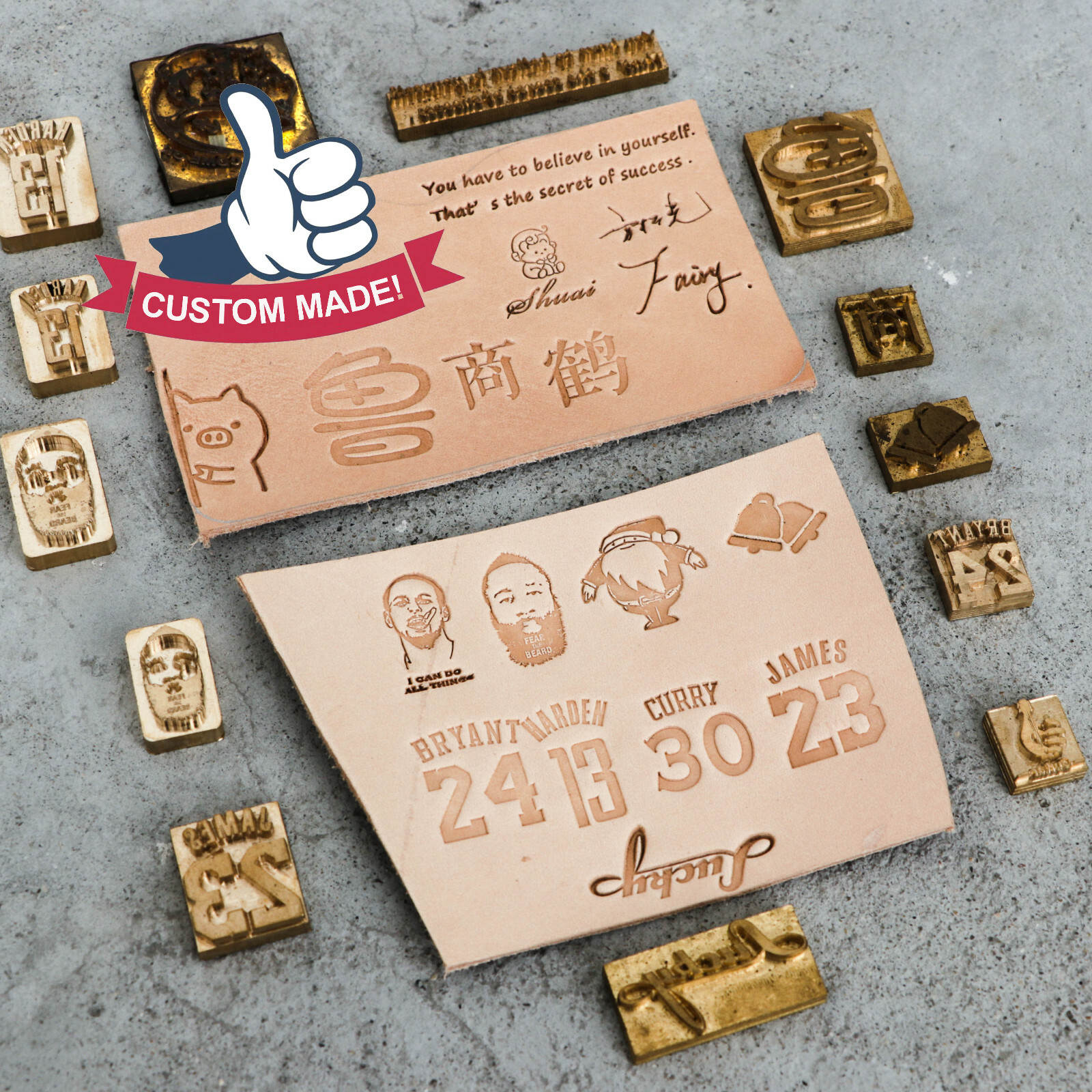 High quality Custom Made Brass logo Leather Stamp Embossing High quality Custom Made Brass logo Leather Stamp Embossing