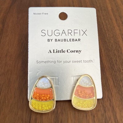 Sugarfix Baublebar Earrings Halloween Candy Corn A Little Corny Sweet Tooth