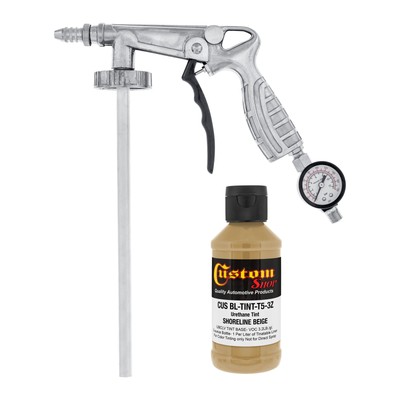 Raptor Shoreline Beige Urethane Spray-On Truck Bed Liner Spray Gun, 4 Liters