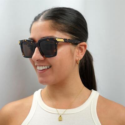 Pre-owned Bottega Veneta Sunglasses Bv1005s 002 Havana Brown